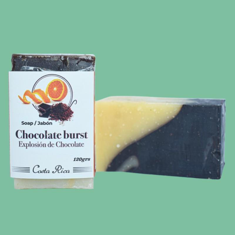 Chocolate Orange Soap Bar | Organic Cocoa Butter Cleanser