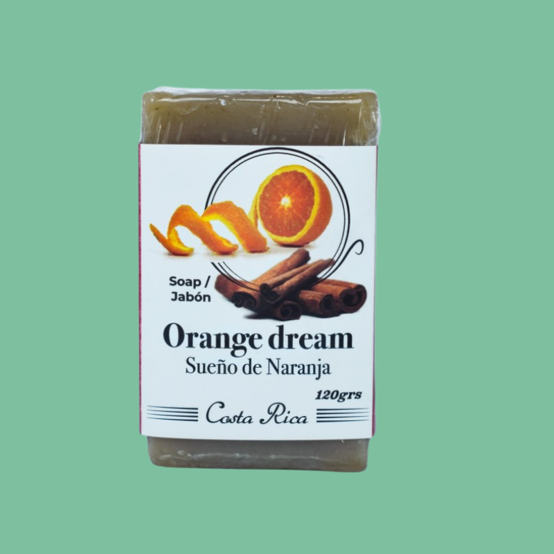 Orange Cinnamon Exfoliating Soap | Natural Citrus Cleanser