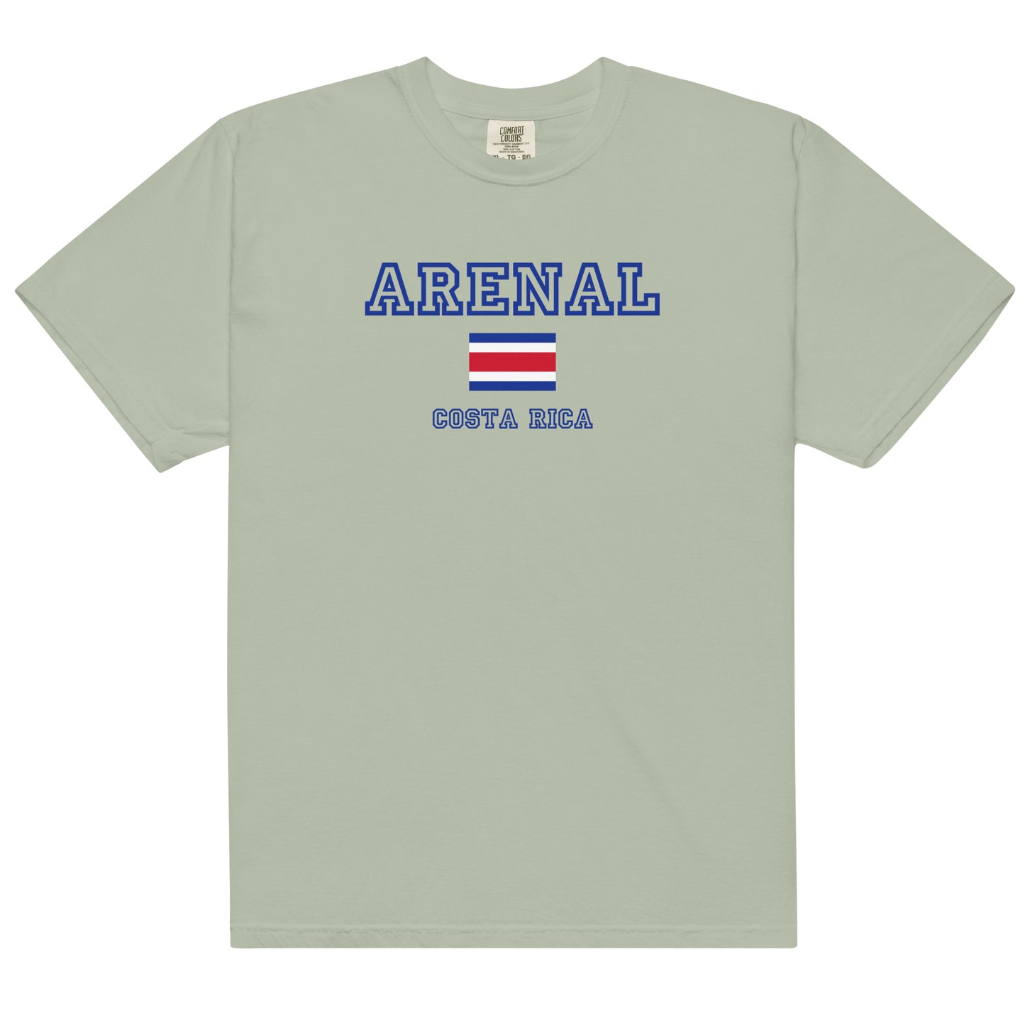 Arenal Costa Rica Unisex T-Shirt with Flag – Adventure and Pride Combined