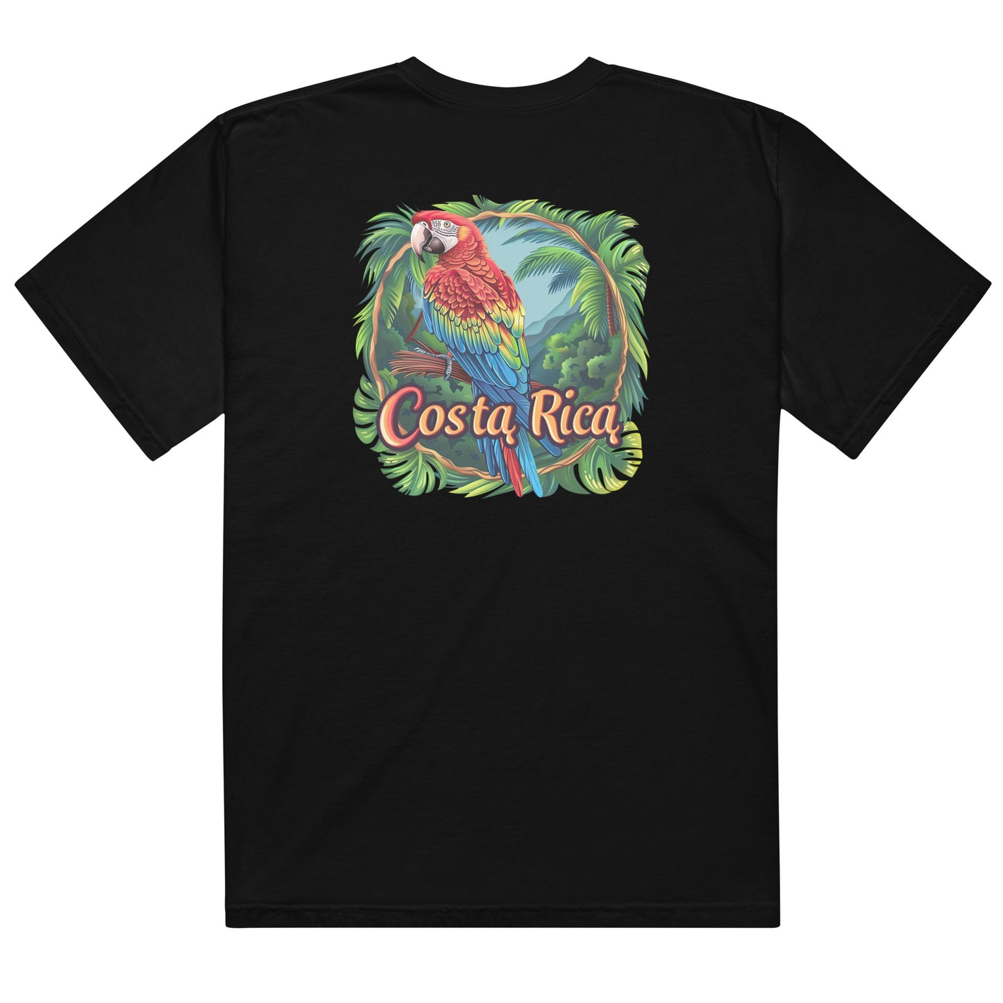 Costa Rica Scarlet Macaw Parrot Unisex t-shirt