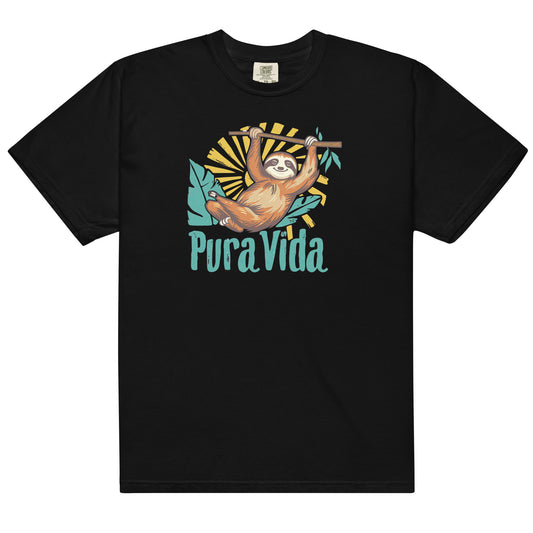 Costa Rica Pura Vida Sloth T-Shirt – Embrace the Laid-Back Vibes