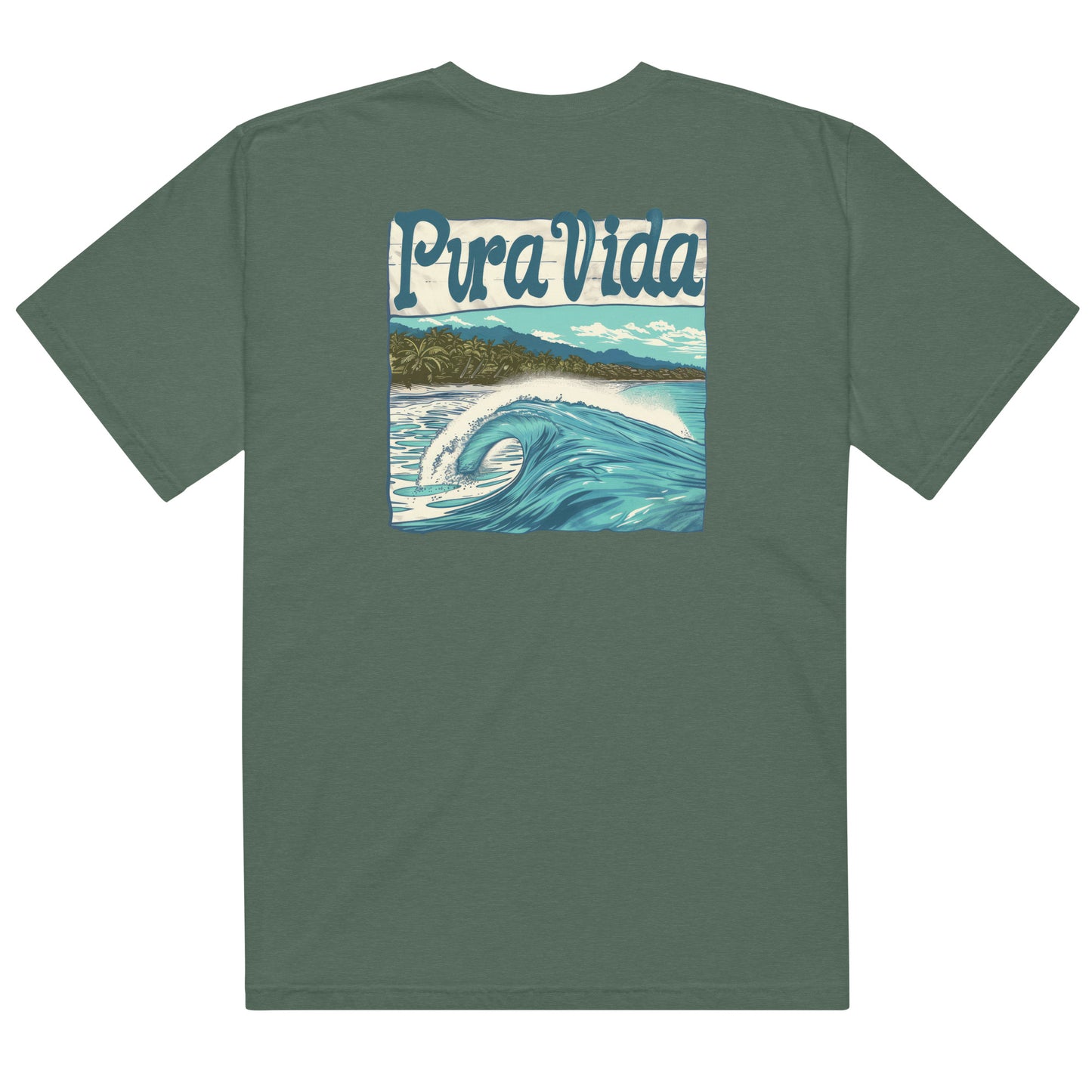 Costa Rica Pura Vida Wave t-shirt - Unisex