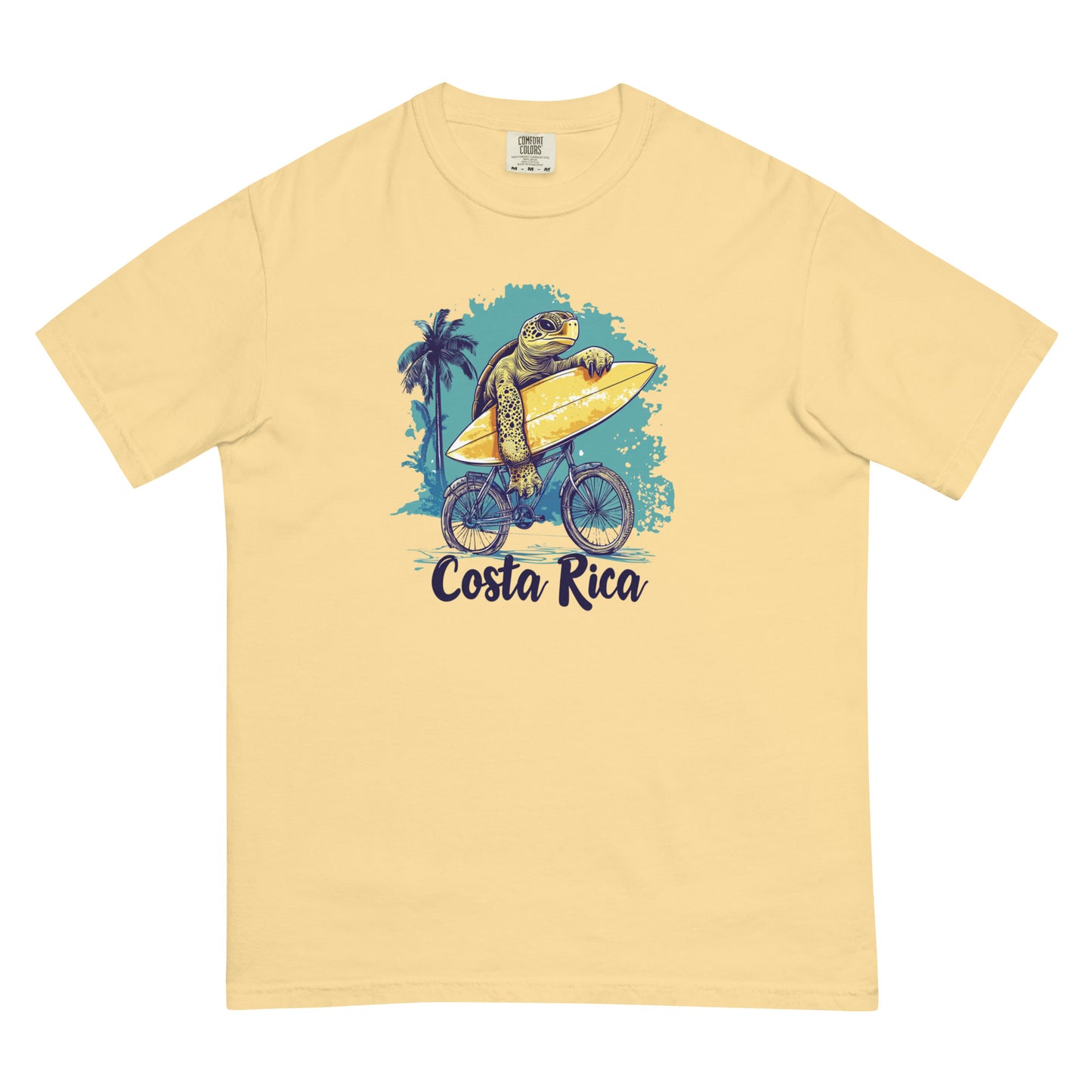 Costa Rica Surfing Turtle Unisex t-shirt