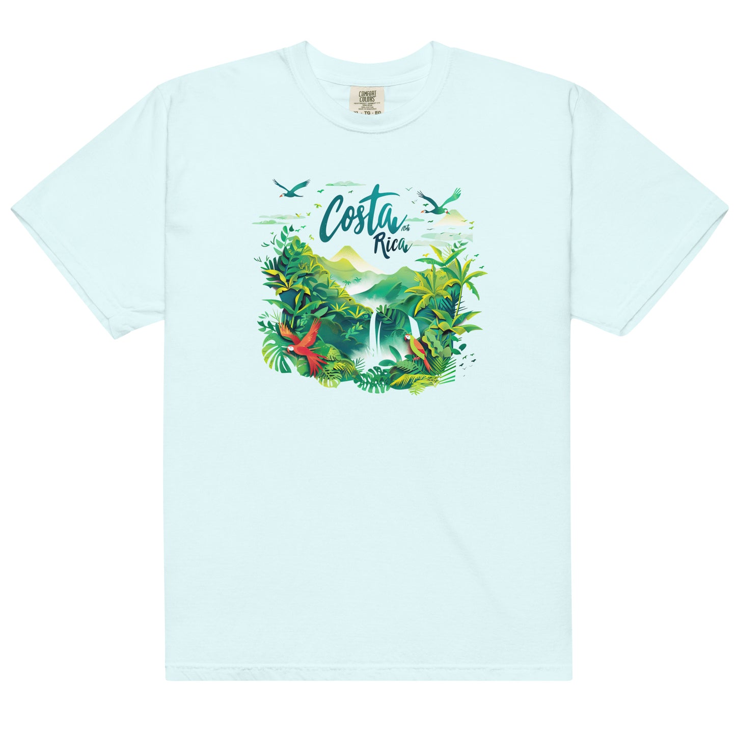 Costa Rica Waterfall Jungle Unisex t-shirt