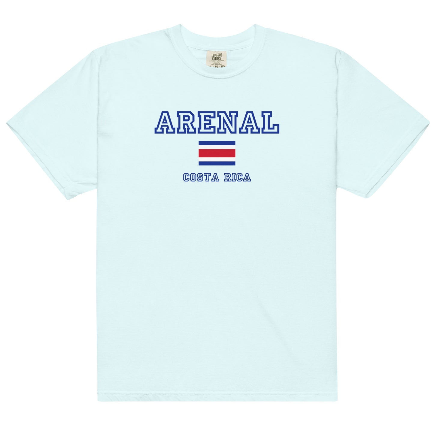 Arenal Costa Rica Unisex T-Shirt with Flag – Adventure and Pride Combined