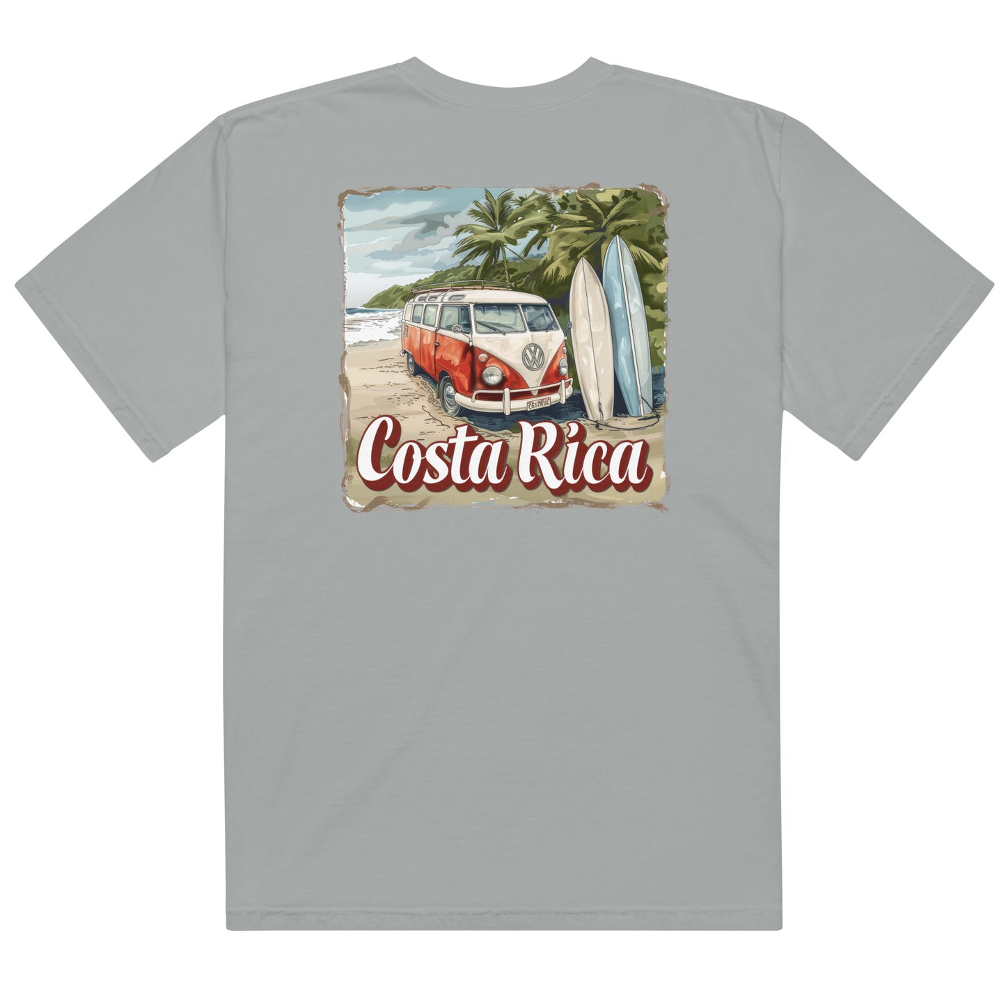 Costa Rica Beach Unisex Surfing T-shirt