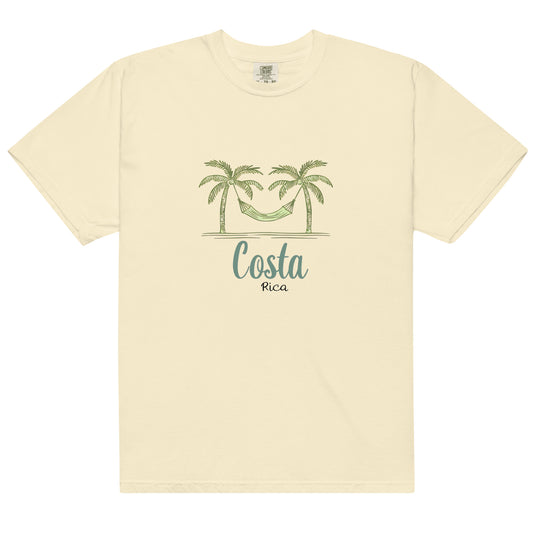 Costa Rica Palm Trees & Hammock T-Shirt – Relax in Tropical Style