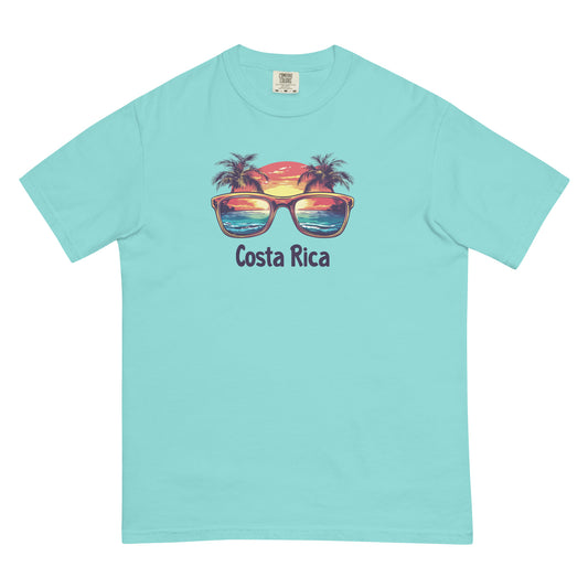 Costa Rica Tee Shirt - Beach Travel T-shirt - Family Tee - Costa Rica Vacation Shirt - Sunglasses Tee - Cute Beach Shirt - Unisex