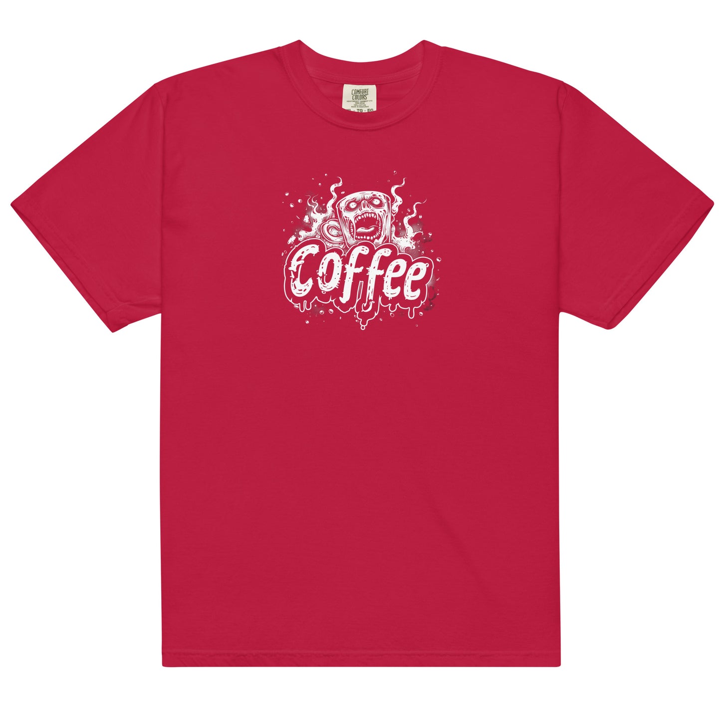 Comic Book Coffee Zombie Unisex t-shirt