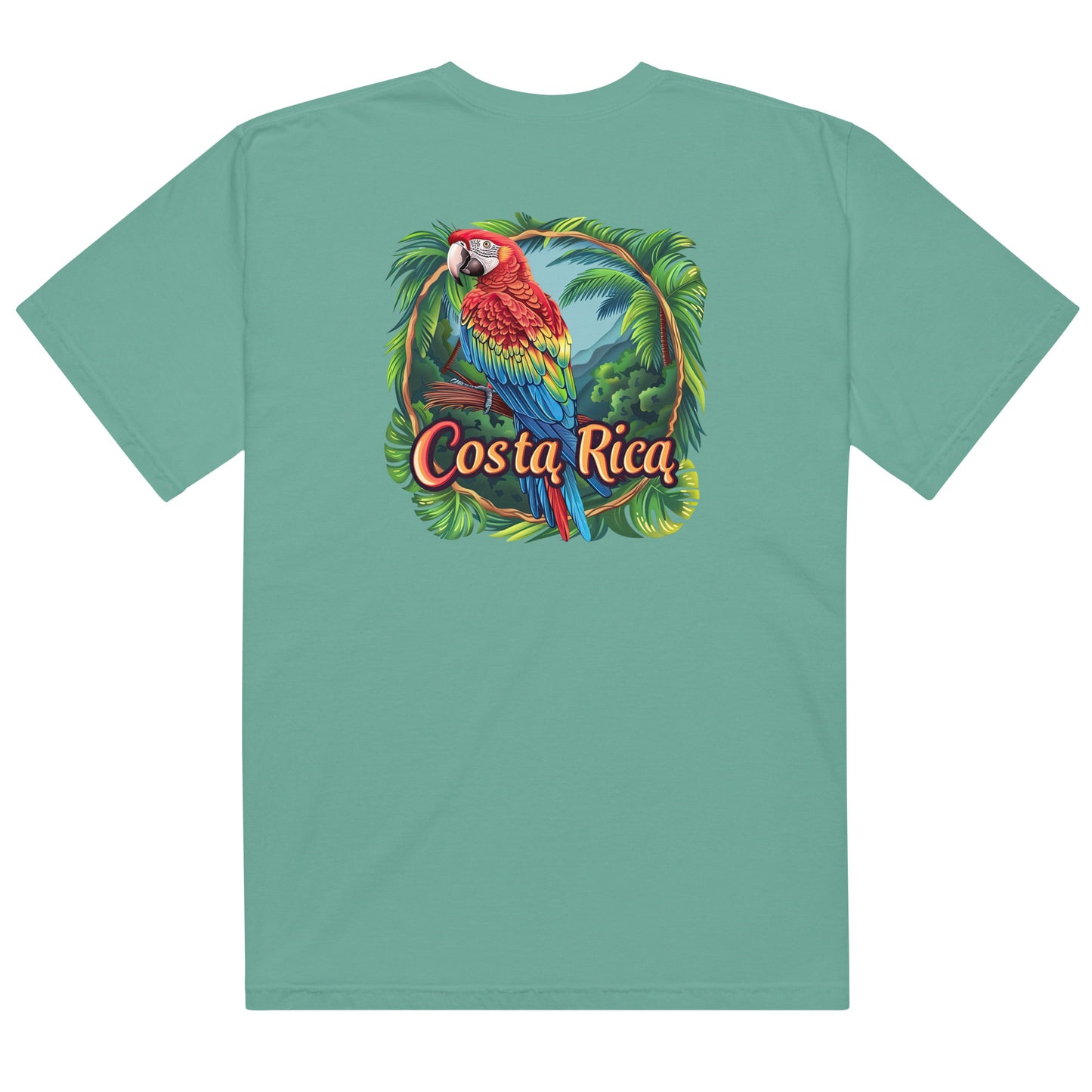 Costa Rica Scarlet Macaw Parrot Unisex t-shirt
