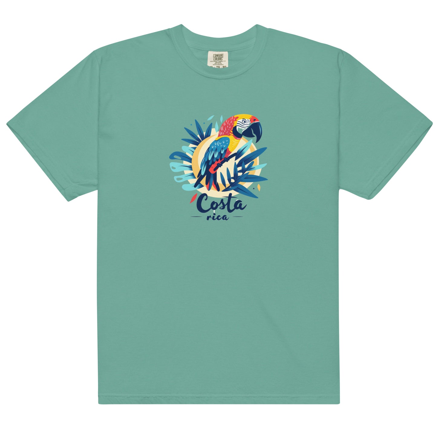 Smiling Costa Rica Parrot Unisex t-shirt