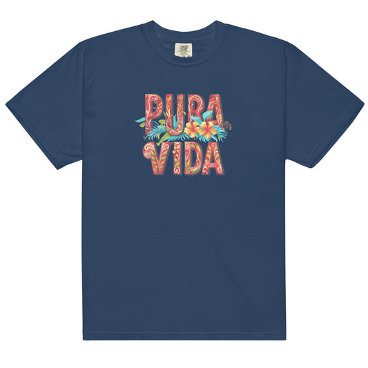 Costa Rica Pura Vida Flower t-shirt - Unisex