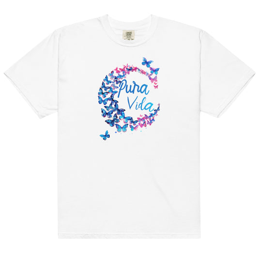 Costa Rica Pura Vida Butterfly T Shirt - Unisex