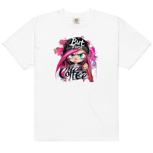 But First Coffee Unisex T-Shirt – Stylish Morning Vibes with Teen Flair