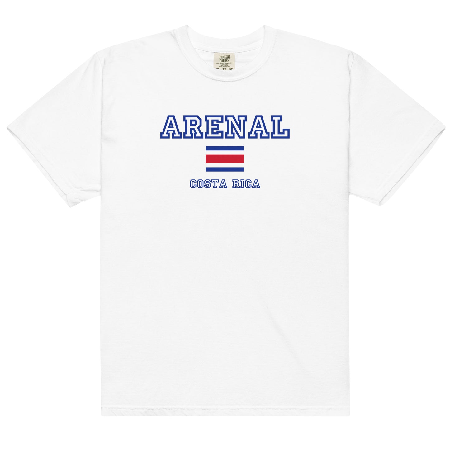 Arenal Costa Rica Unisex T-Shirt with Flag – Adventure and Pride Combined