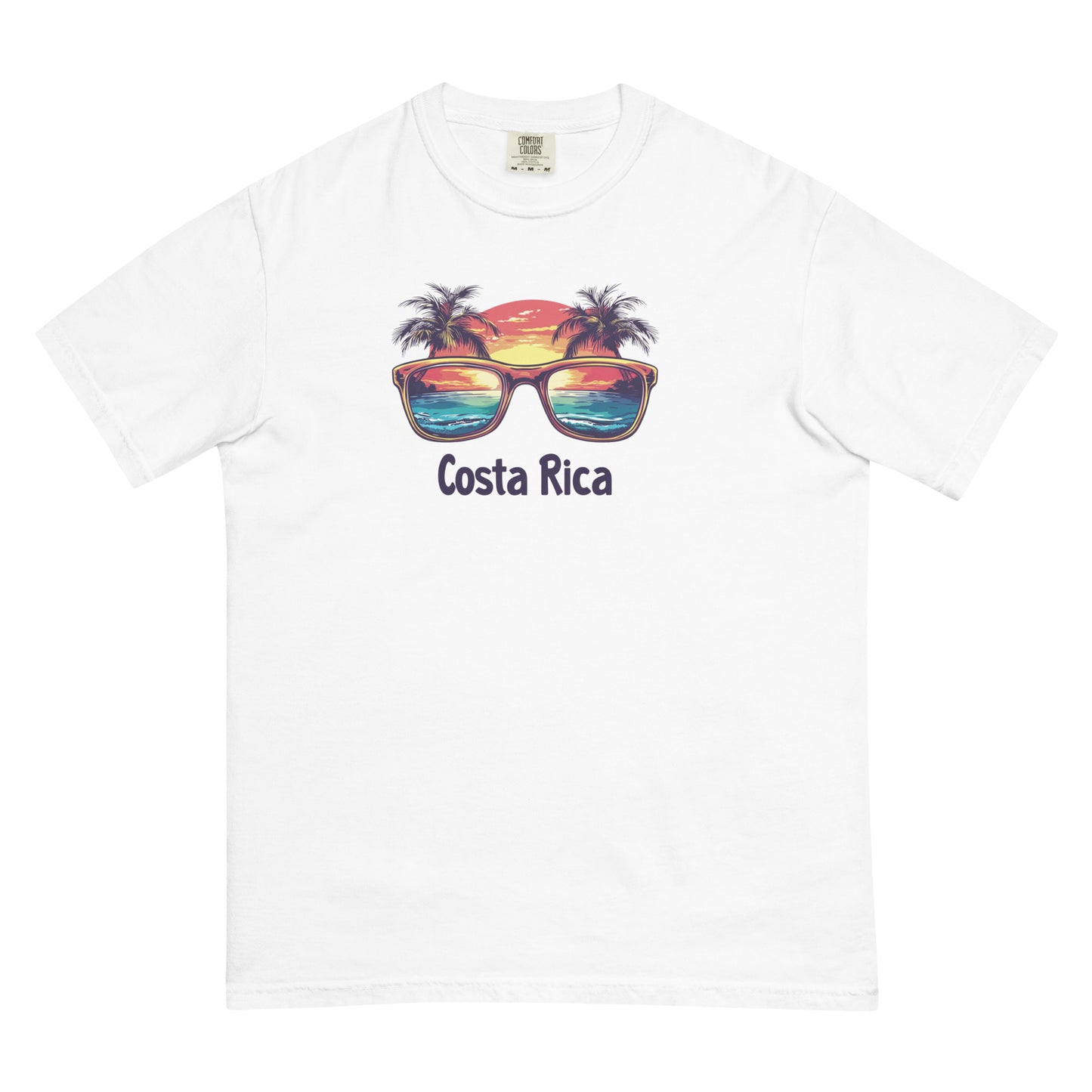 Costa Rica Tee Shirt - Beach Travel T-shirt - Family Tee - Costa Rica Vacation Shirt - Sunglasses Tee - Cute Beach Shirt - Unisex