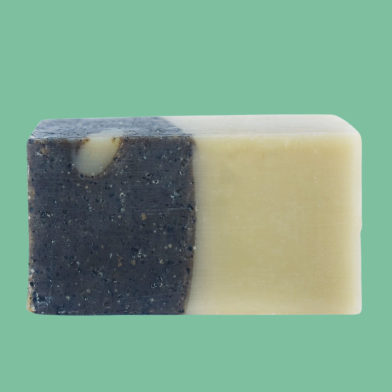 Vanilla Latte Coffee Soap Bar | Handmade Exfoliating Cleanser