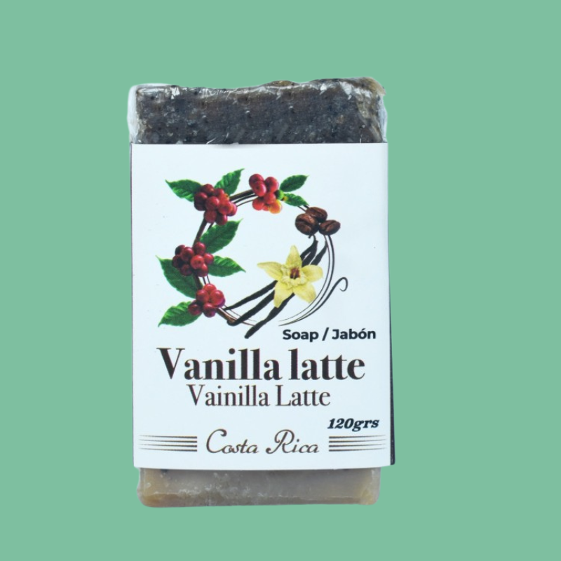 Vanilla Latte Coffee Soap Bar | Handmade Exfoliating Cleanser