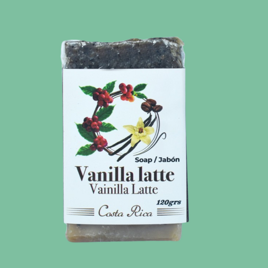 Vanilla Latte Coffee Soap Bar | Handmade Exfoliating Cleanser