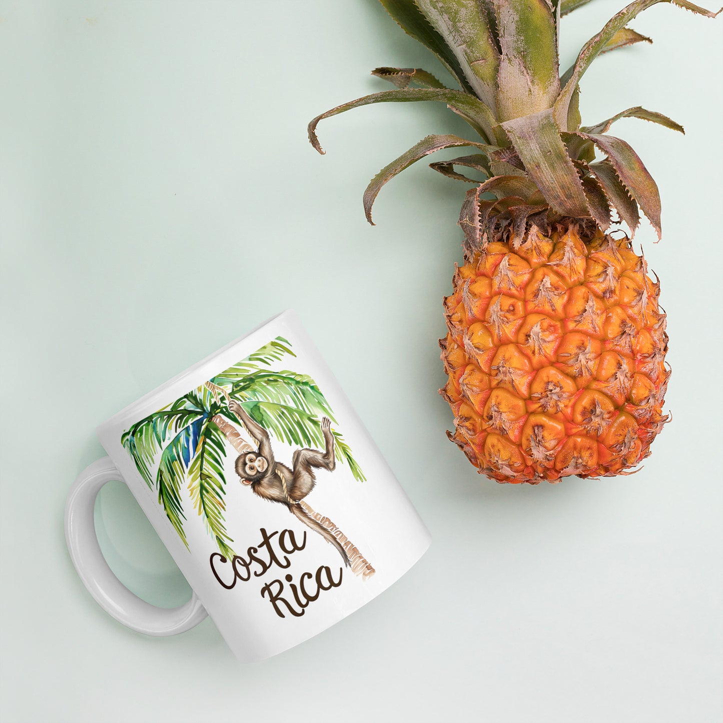 Costa Rica Monkey Coffee Mug