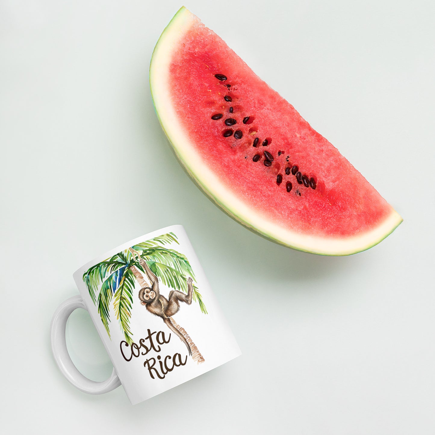 Costa Rica Monkey Coffee Mug