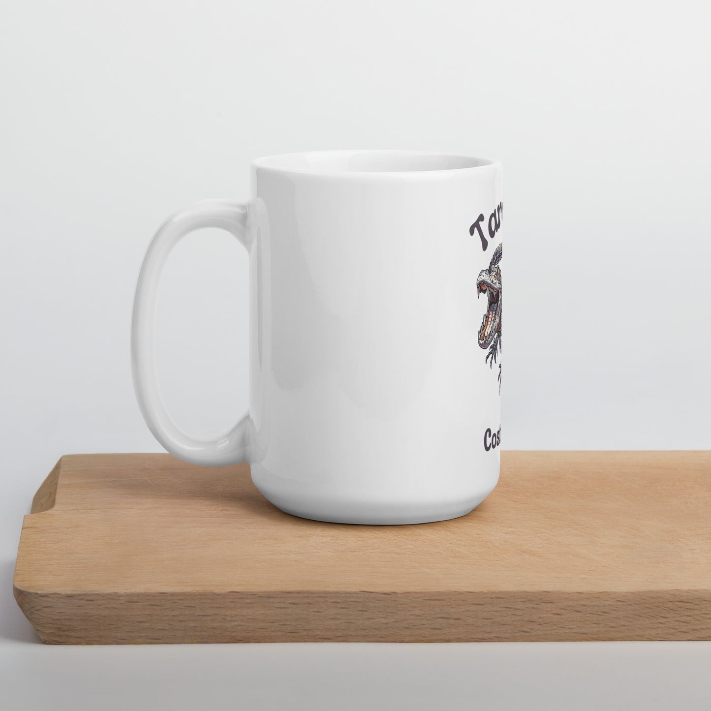 Costa Rica Crocodiles - White glossy mug