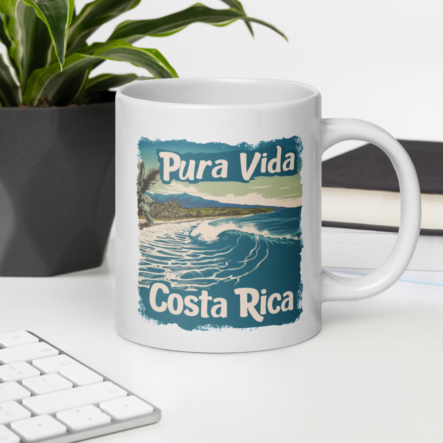 Pura Vida Costa Rica Beach Coffee mug